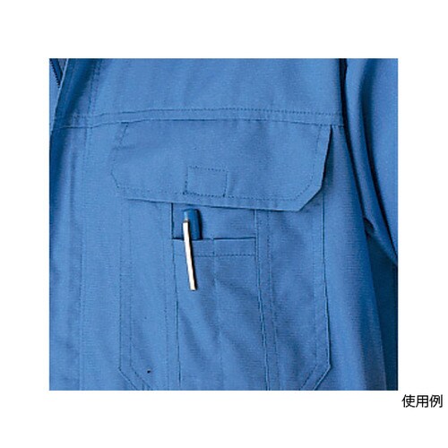 半袖つなぎ服 シルバーグレー L 1−2