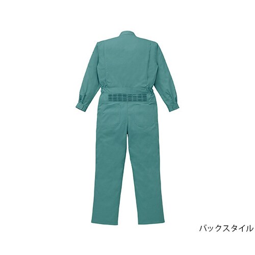 つなぎ服 エメラルドグリーン L 15−