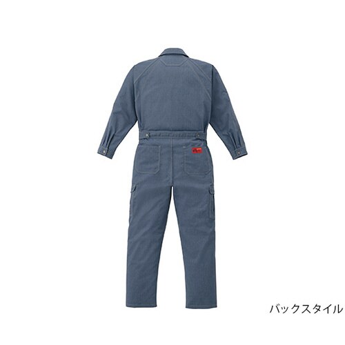つなぎ服 ネイビーブルー 5L 1−63
