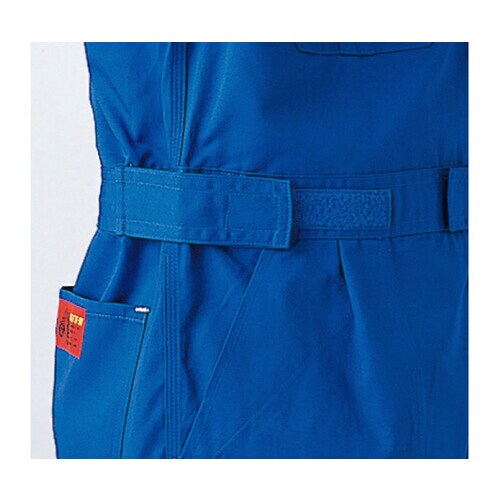 半袖つなぎ服 ネイビーブルー 4L 1−