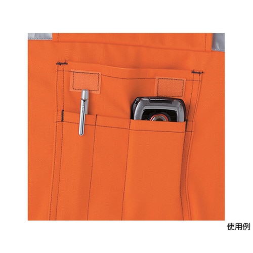 反射型つなぎ服 オレンジ M 1−760