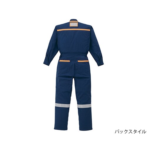 反射型つなぎ服 ネイビーブルー 5L 1