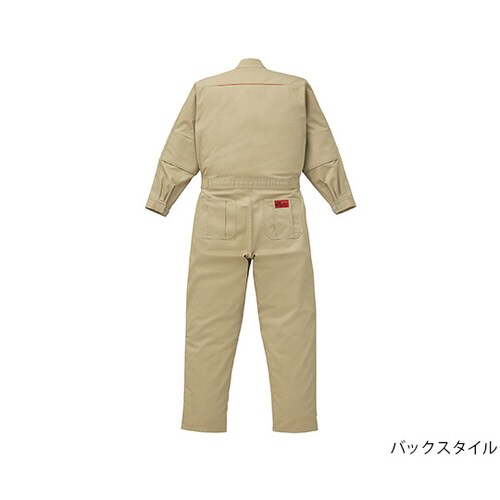 抗菌つなぎ服 カーキ S 1−1290−K2−S