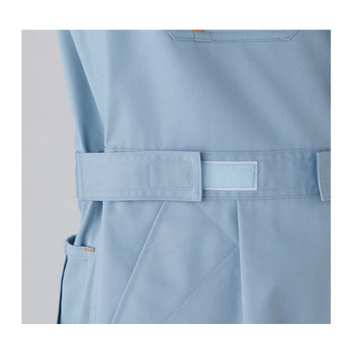 抗菌つなぎ服 カーキ S 1−1290−K2−S