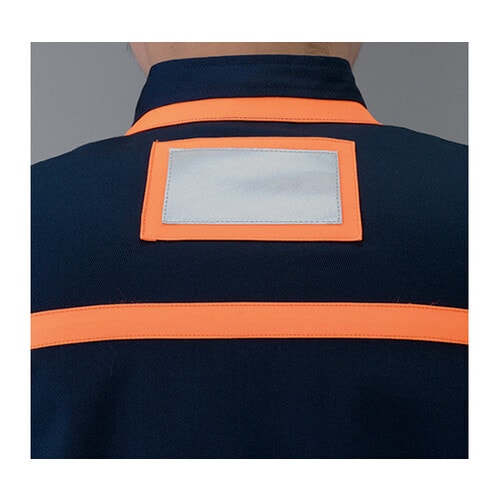 反射型つなぎ服 ネイビーブルー 3L 1