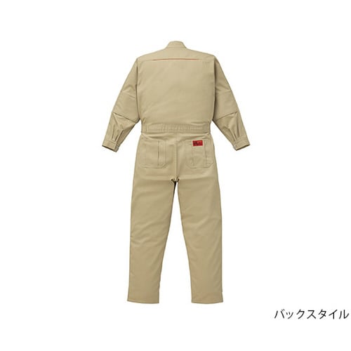 抗菌つなぎ服 カーキ 3L 1−1290