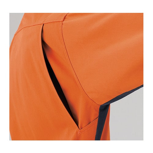 防炎つなぎ服 オレンジ L 1−5102−OR−L