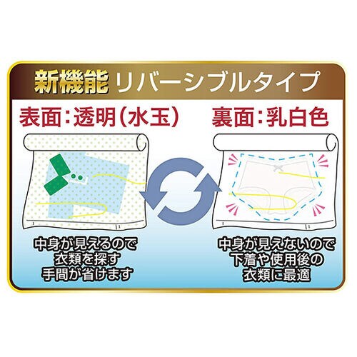 トラベル衣類圧縮袋 3枚入 OR−3514