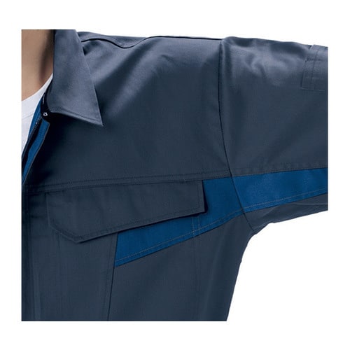 つなぎ服 チャコールグレー 5L 1−1