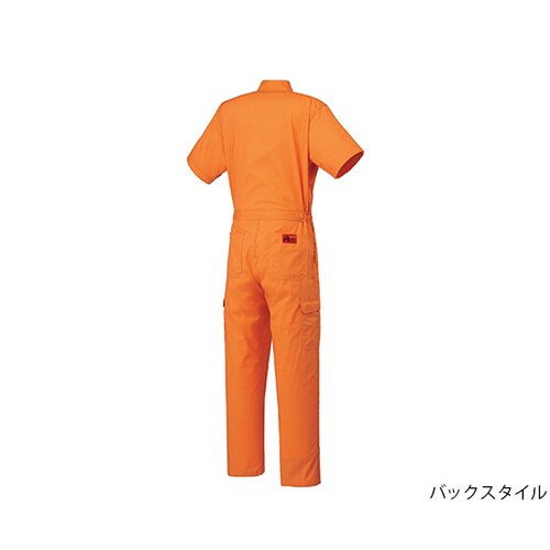 EX半袖つなぎ服 オレンジ B3L 1−