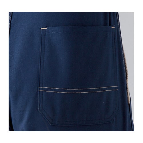 つなぎ服 ネイビーブルー 5L 1−26