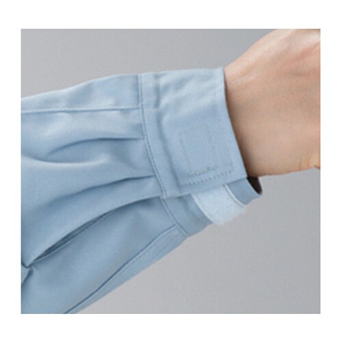 抗菌つなぎ服 ミストブルー S 1−12