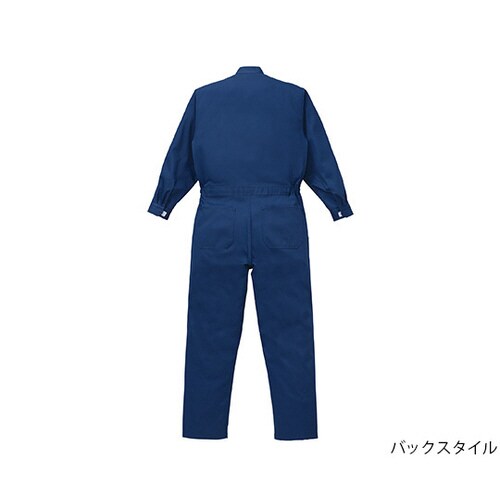 帯電防止つなぎ服 ネイビーブルー B3L