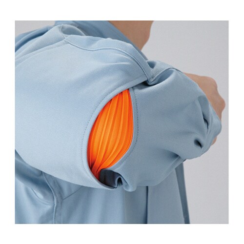 抗菌つなぎ服 ネイビーブルー L 1−1