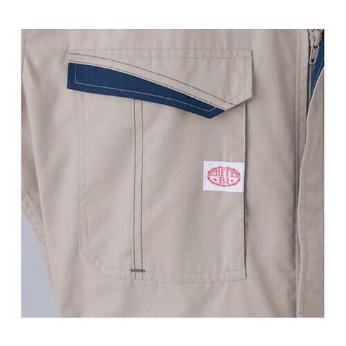 防臭消臭抗菌半袖つなぎ服 シルバーグレー