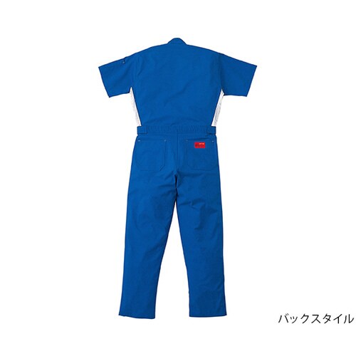 半袖つなぎ服 マリンブルー L 1−37