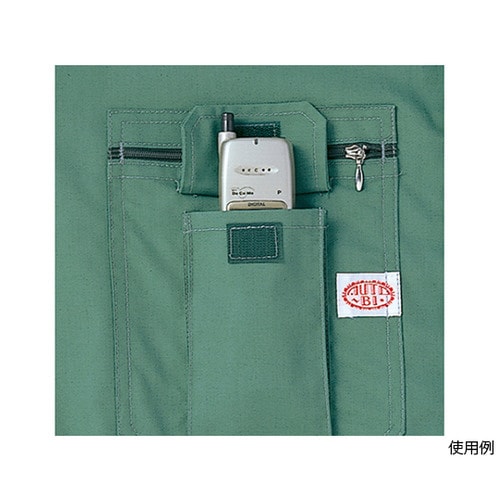 半袖つなぎ服 グリーン 3L 1−120