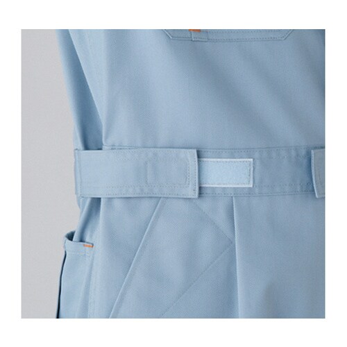 抗菌つなぎ服 ネイビーブルー 3L 1−