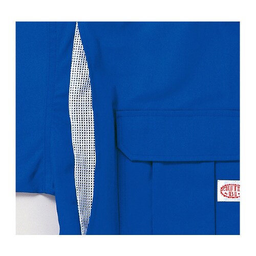 半袖つなぎ服 マリンブルー 4L 1−3