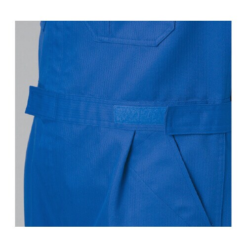 ストライプつなぎ服 ネイビーブルー S