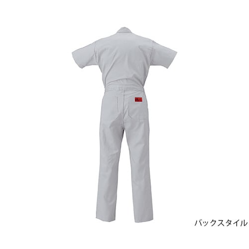 半袖つなぎ服 グレー 4L 1−1050