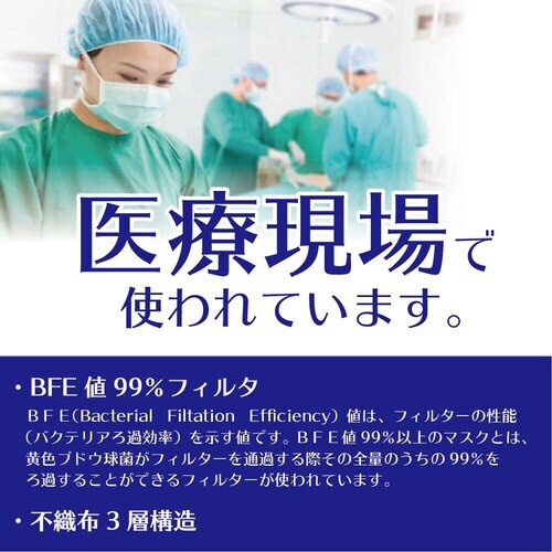 076106サージマスクTC白S50枚入
