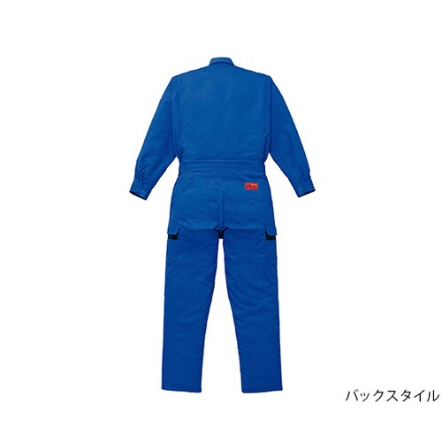 ストライプつなぎ服 マリンブルー M 1