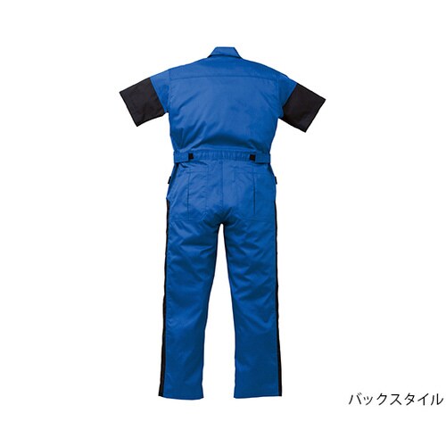 半袖つなぎ服 赤 3L 12−257−RE−3L