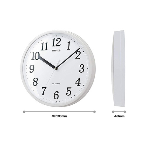 掛け時計 プラスチッタ W−701 WH−Z