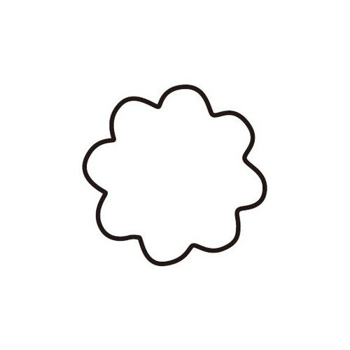 生抜 3PC 菊の花 078123