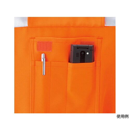 反射型つなぎ服 赤 4L 1−7620−RE−4L