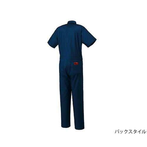 半袖つなぎ服 ネイビーブルー M 1−1