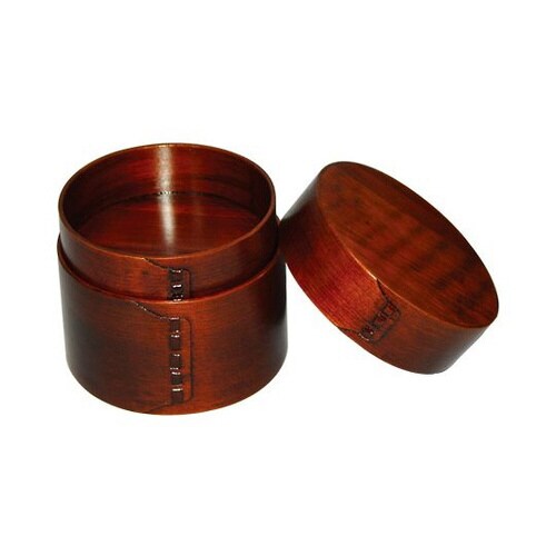 曲げワッパ丸二段弁当 目摺り BD−806A