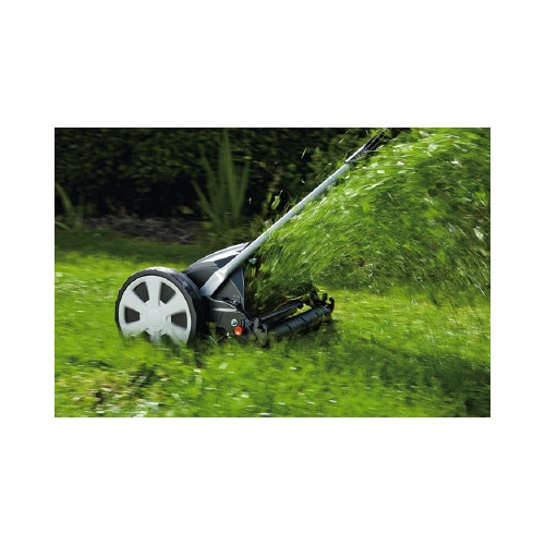 芝刈り機 手押し式 デフレクタ付き