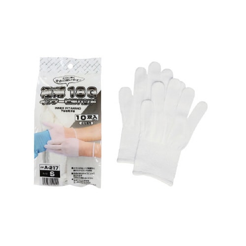 極薄18Gインナーピタハンド S (10双入)