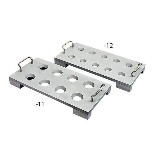 アルミ製ルツボ架台 上径Φ35×下径Φ25(8穴)