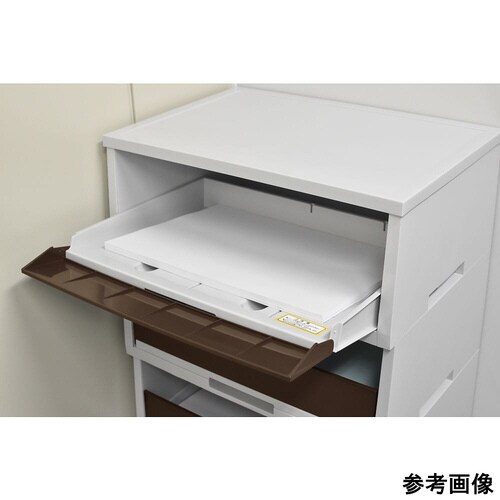 ペーパー分類ボックス(A3深型)ブラウン 3段