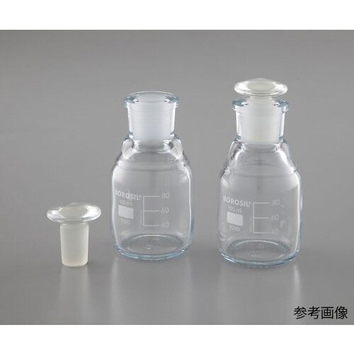 栓付試薬瓶(目盛付き) 100mL