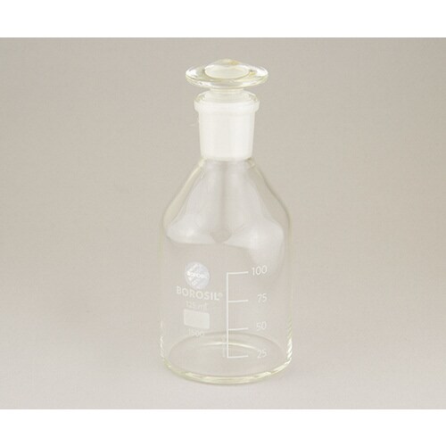 栓付試薬瓶(目盛付き) 125mL