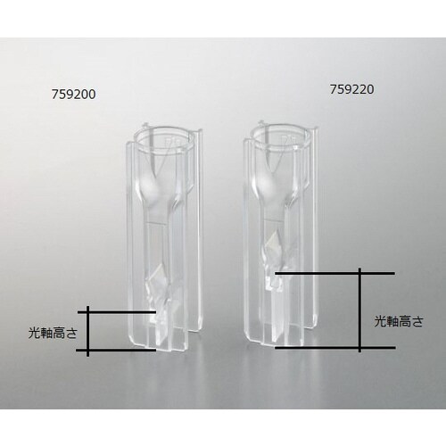 70から850μl UVディスポセルミクロ