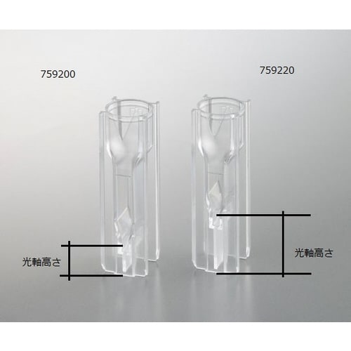 70から550μl UVディスポセルミクロ