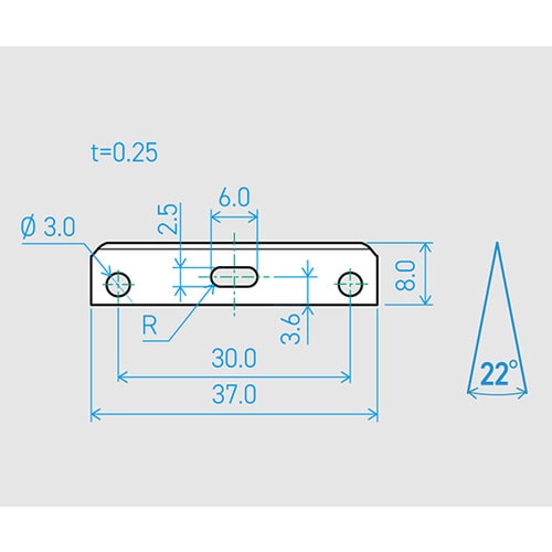 機械用刃物 F37−9S 22°