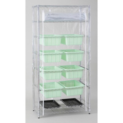 器具乾燥ラックセット(バスケット引出し式)