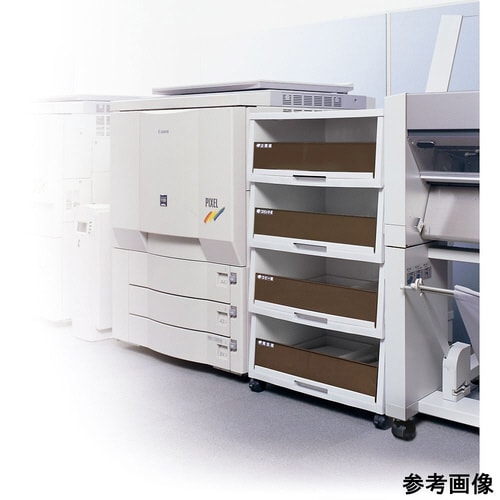 ペーパー分類ボックス(A3深型)ブラウン 4段