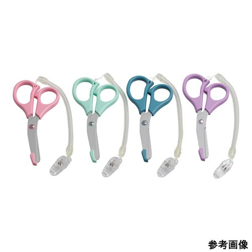 ナーイスはさみ(ストラップ付) グリーン