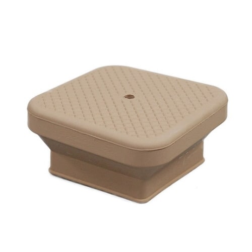 F4−5652ゴム脚キャップバラ 角