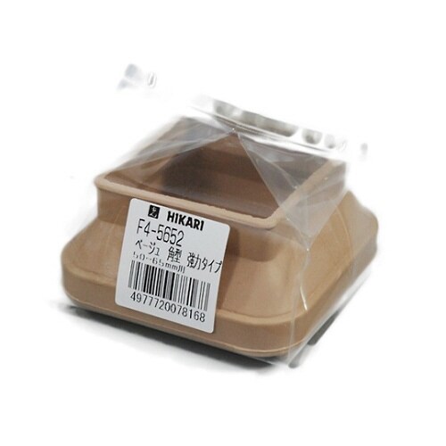 F4−5652ゴム脚キャップバラ 角