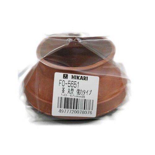 F0−5651ゴム脚キャップバラ 丸 茶