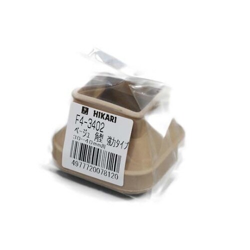 F4−3402ゴム脚キャップバラ 角