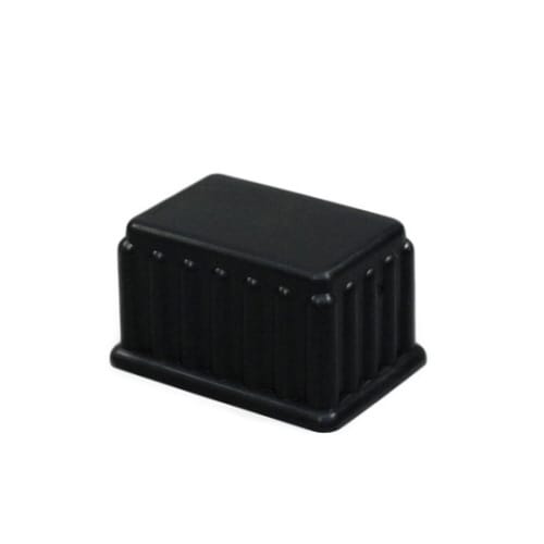 イス脚キャップバラ 23×36×25ミリ 黒